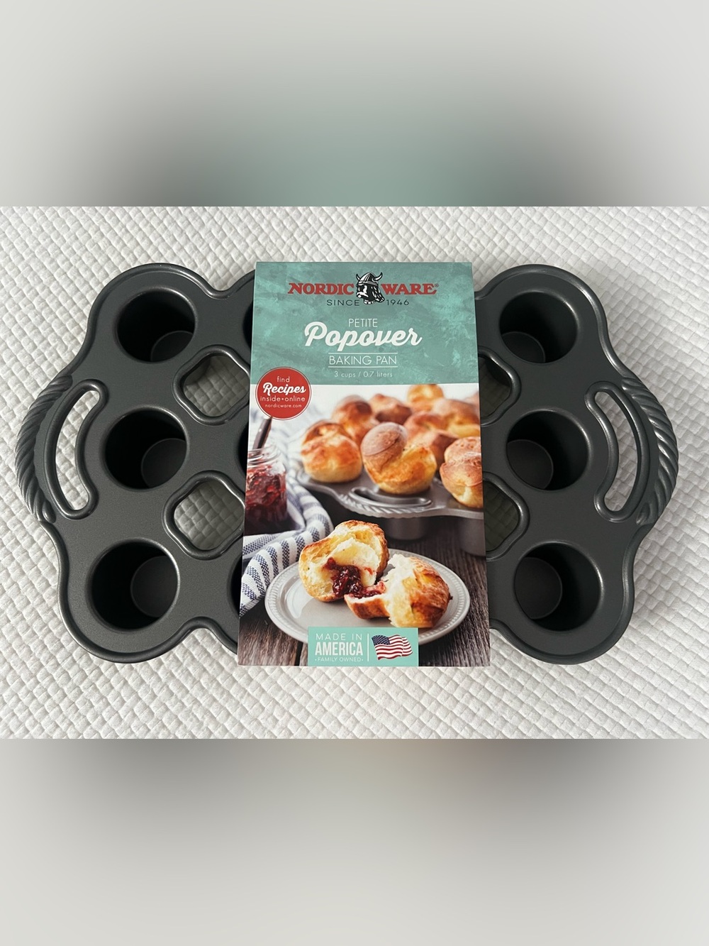 Nordic Ware Petite Popover Pan NWT